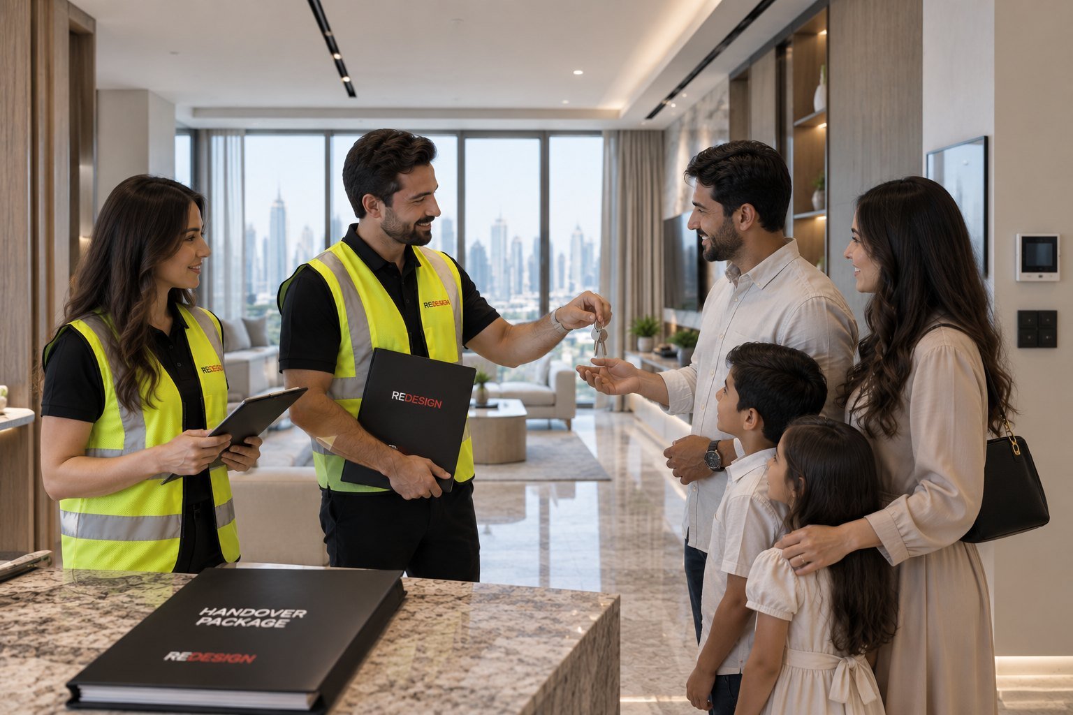 Handover and warranty stage of a Dubai fit-out project