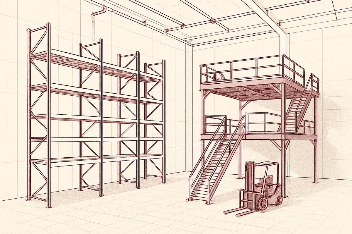 Warehouse fit-out in Dubai: racking, mezzanine, Civil Defence